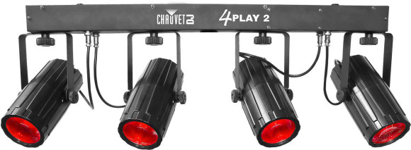 CHAUVET-DJ 4 Play2 комплект из 4 светодиодных эффектов `лунный цветок` на Т-образной перекладине