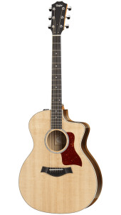 TAYLOR 214ce-K DLX 200 Series Deluxe, гитара электроакустическая, форма корпуса Grand Auditorium, кейс TAYLOR 214ce-K DLX 200 Series Deluxe, гитара электроакустическая, форма корпуса Grand Auditorium, кейс