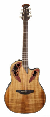 OVATION CE44P-FKOA Celebrity Elite Plus Mid Cutaway Natural Figured Koa гитара (Китай)