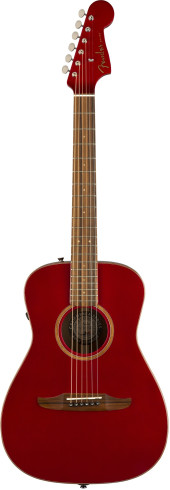 Fender Malibu Classic HRM w/bag Электроакустическая гитара с чехлом, цвет красный металлик Fender Malibu Classic HRM w/bag Электроакустическая гитара с чехлом, цвет красный металлик