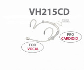 AV-Jefe VH 215CD Bl минимикрофон с оголовьем кардиоид. 50-18кГц, съемный кабель, черный