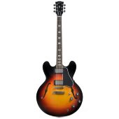 GIBSON 2018 MEMPHIS ES-335 TRADITIONAL ANTIQUE SUNSET BURSTгитара полуакустическая с кейсом, цвет санберст