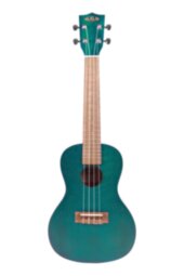 KALA KA-CEMB Kala Concert Exotic Mahogany Blue Ukulele укулеле, форма корпуса - концерт, цвет морской волны