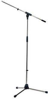 K&M 21060-300-87 Soft Touch микрофонная стойка 'журавль', металлические узлы, высота 925-1630 мм, длина журавля 805 мм, серая