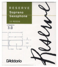 D`ADDARIO WOODWINDS DIR1030 RESERVE SSX - 10 PACK - 3.0 трости для сопрано саксофона, размер 3, 10 шт D`ADDARIO WOODWINDS DIR1030 RESERVE SSX - 10 PACK - 3.0 трости для сопрано саксофона, размер 3, 10 шт