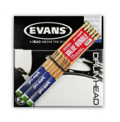Pro Mark TX5AW6-B14G1 упаковка палочек TX5AW 6 пар+пластик Evans B14G1 в подарок