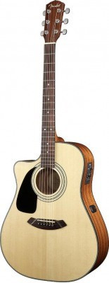 FENDER CD-100CE L/H NATURAL левосторонняя электроакустическая гитара, цвет натуральный FENDER CD-100CE L/H NATURAL левосторонняя электроакустическая гитара, цвет натуральный