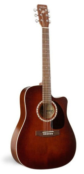 Art & Lutherie CW CEDAR ANTIQUE BURST QI + Кейс электроакустическая гитара Dreadnought, цвет - санбёр