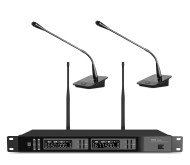 FBW A2D-CONFERENCE радиосистема, комплект из диверситивного приёмника A220R и двух передатчиков A100CT, 512-562МГц, FM-модуляция, 2/10/30мВт, 3 уровня Squelch, индикация батареи, 50Гц-15кГц