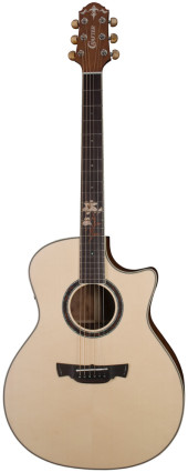 CRAFTER WF-Maho + Кейс - электроакустическая гитара, верх массив ели, корпус красное дерево