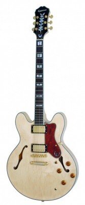 EPIPHONE SHERATON II NATURAL GOLD HARDWARE электрогитара, цвет натуральный