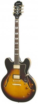 EPIPHONE SHERATON II VINTAGE SUNBURST GOLD HARDWARE электрогитара, цвет санберст