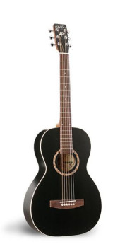 Art & Lutherie AMI CEDAR BLACK акустическая гитара Parlor, цвет - чёрный