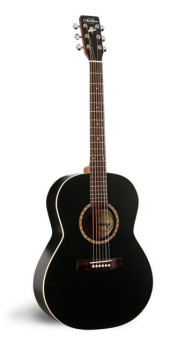 Art & Lutherie FOLK CEDAR BLACK + Кейс акустическая гитара Grand Auditorium, цвет - чёрный