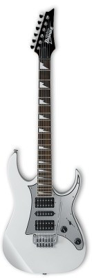 IBANEZ GIO GRG150DX-PW электрогитара HSH с тремоло, цвет белый, хромовая фальшпанель